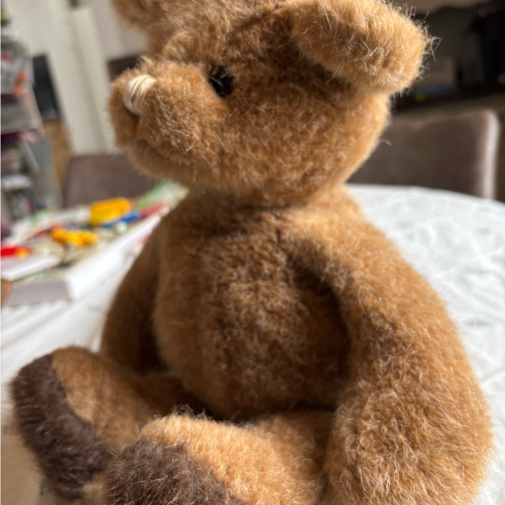 Gund Tan Plush Teddy Bear 1985